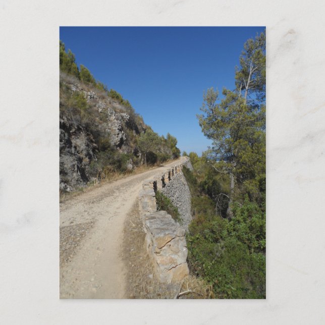 Spåra Montgo. Vykort (Framsida)