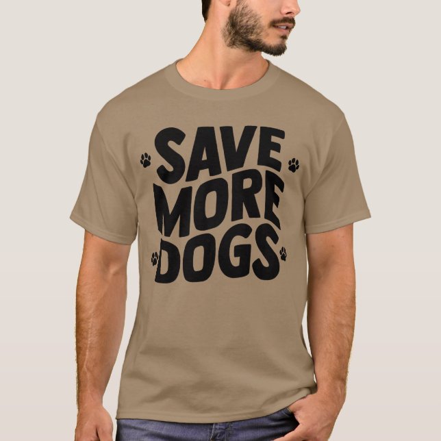 Spara More Hundar kompispojke T Shirt (Framsida)