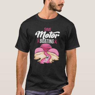 Spara Motor Bootation Breast Cancer Awareness Rosa T Shirt