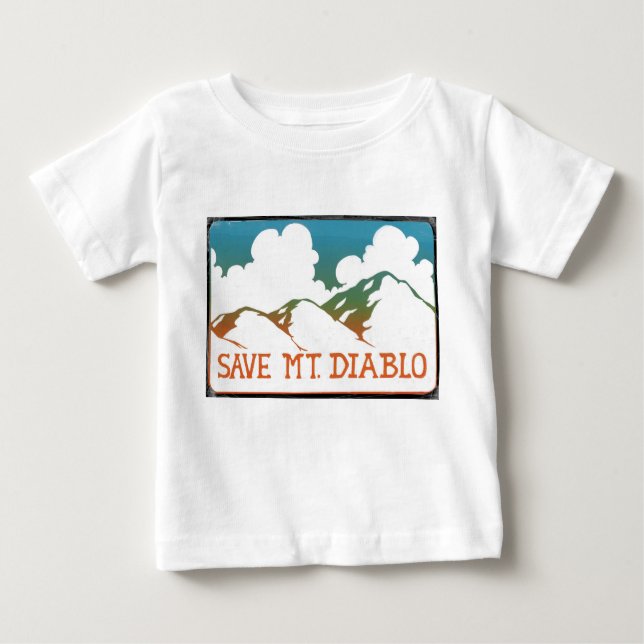 Spara Mount Diablo Baby T-Shirt (Framsida)