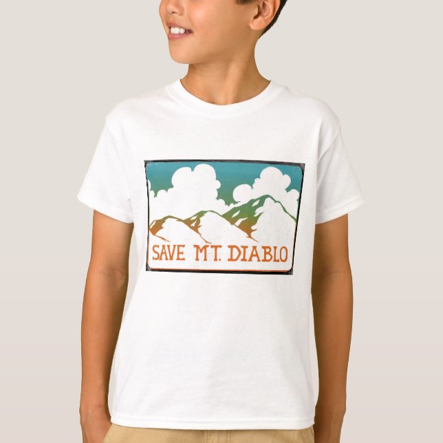 Spara Mount Diablo Kids T-Shirt (Framsida)