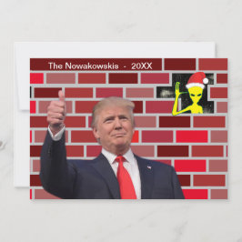Spåra muren jul inbjudningar