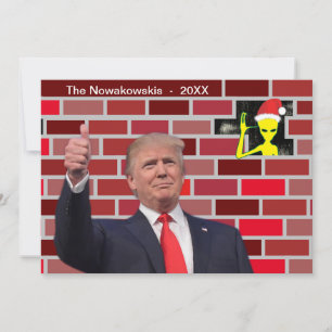 Spåra muren jul inbjudningar
