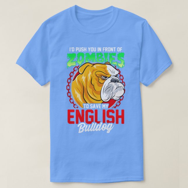 Spara My English Bulldog T Shirt (Design framsida)