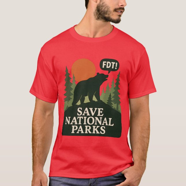 Spara National Parker FDT T Shirt (Framsida)