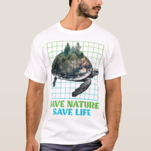 Spara Natur skyddade arter Miljö Kopiera Cop T Shirt