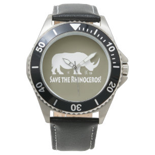 Spara noshörningen armbandsur