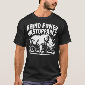 Spara Noshörningen Tjocka Enhörningar Zoo Djur T Shirt