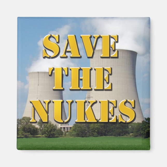 Spara Nukes Magnet (Framsidan)