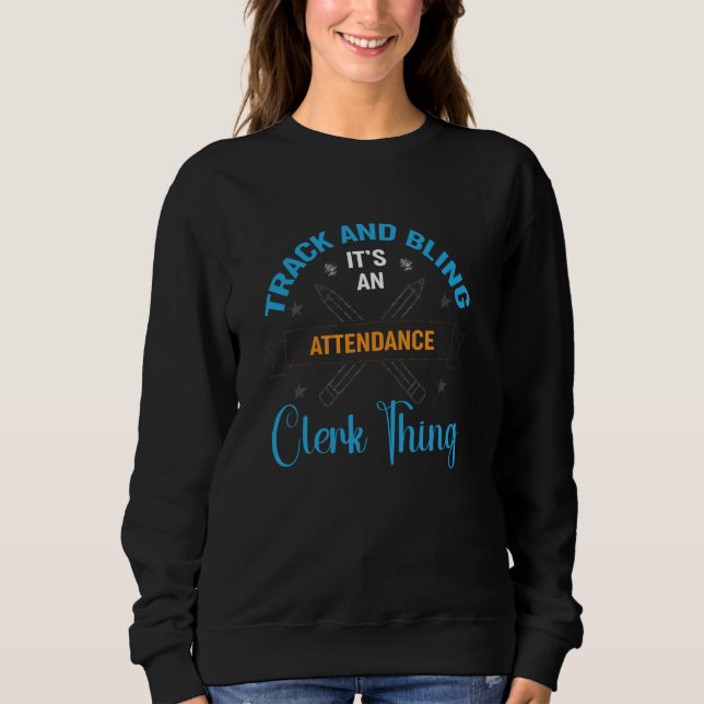 Spåra och Bling närvarokontrollant sak rolig T Shirt (Framsida)