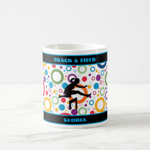 Spåra och Fält Abstrakt Kaffemugg