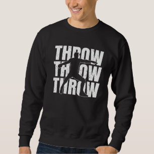 Spåra och Fält-diskus Thrower Discus Thrower Throc Lång Ärmad Tröja