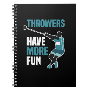 Spåra och Fält Hammer Throw Sport Gift Anteckningsbok