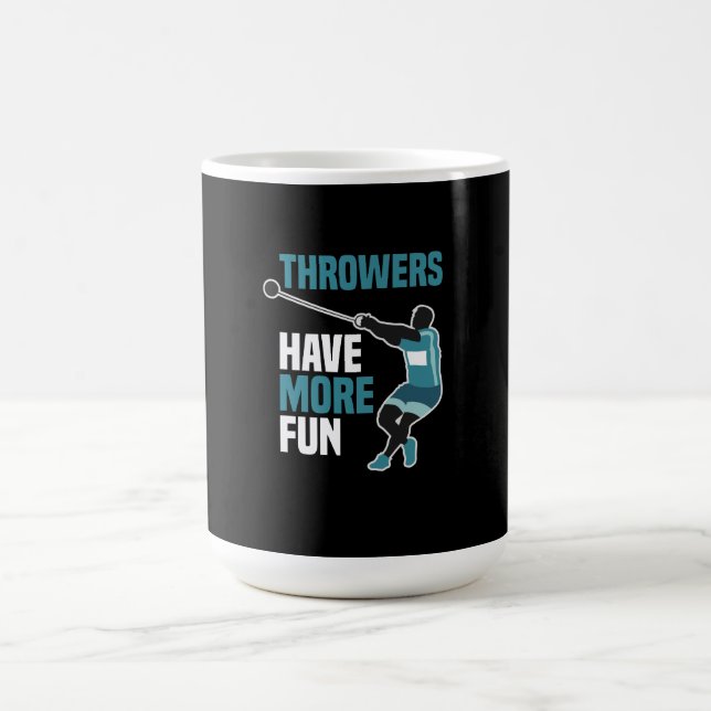 Spåra och Fält Hammer Throw Sport Gift Kaffemugg (Center)
