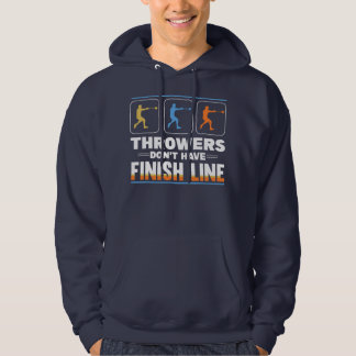 Spåra och Fält Hammer-torn har inte Avslutat Hoodie