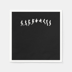 Spåra och Fält-Idrottsman, hög jump, trippeljump, Pappersservett