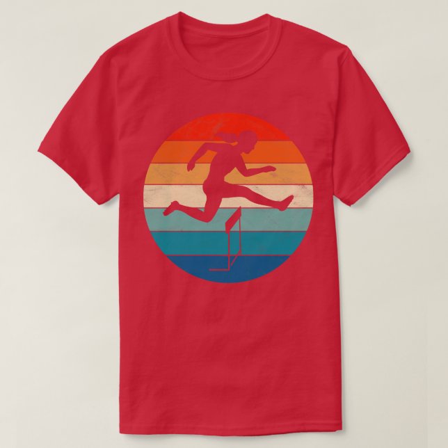 Spåra och fält idrottsman t shirt (Design framsida)