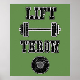 Spåra och Fält-Poster av diskutionslager Poster