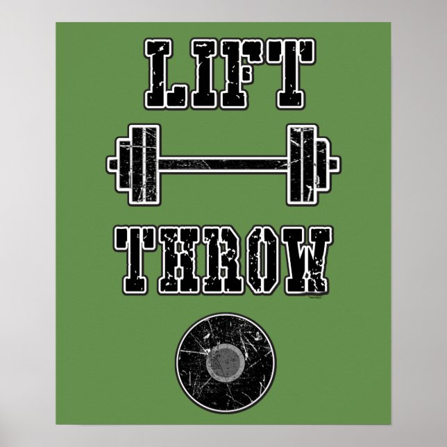 Spåra och Fält-Poster av diskutionslager Poster (Framsidan)