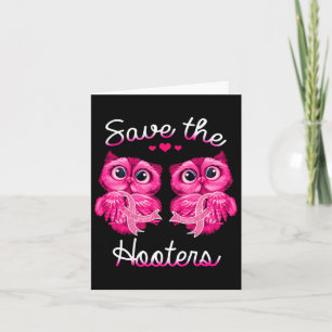 Spara om bröstcancermedvetenhet Hooters Kort