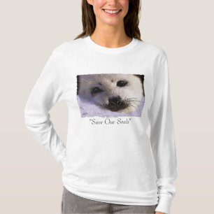"SPARA OUR SÄLAR" Harp Seal Protection Shirt T