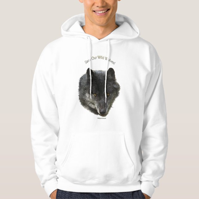 SPARA OUR VILD VARGS Wildlife Supporter Hoodie (Framsida)