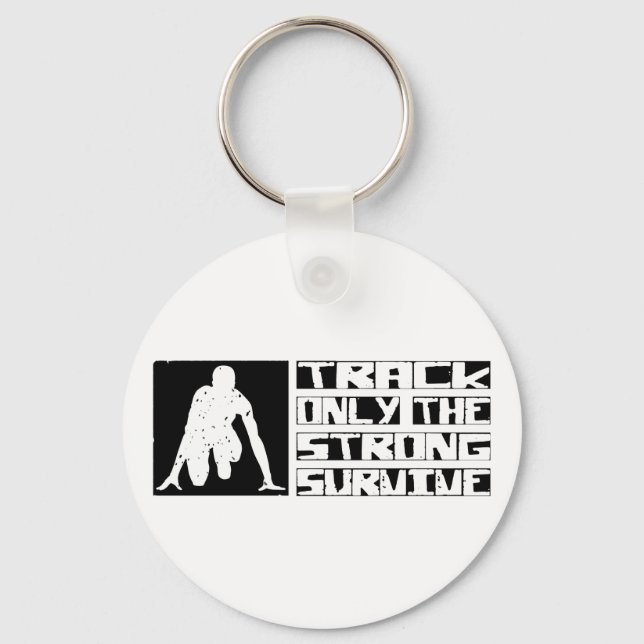 Spåra Överlev Nyckelring (Framsida)