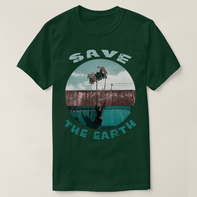 spara på jorden 2 t shirt (Design framsida)