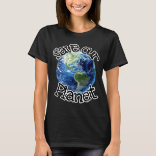 Spara på vår planet t shirt