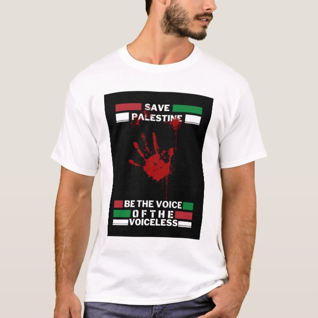 Spara Palestina Manar, skuldskjorta | Fri Palestin T Shirt (Framsida)