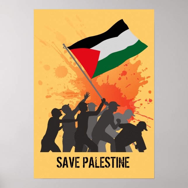Spara Palestina Poster (Framsidan)