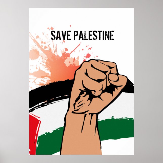 Spara Palestina Poster (Framsidan)