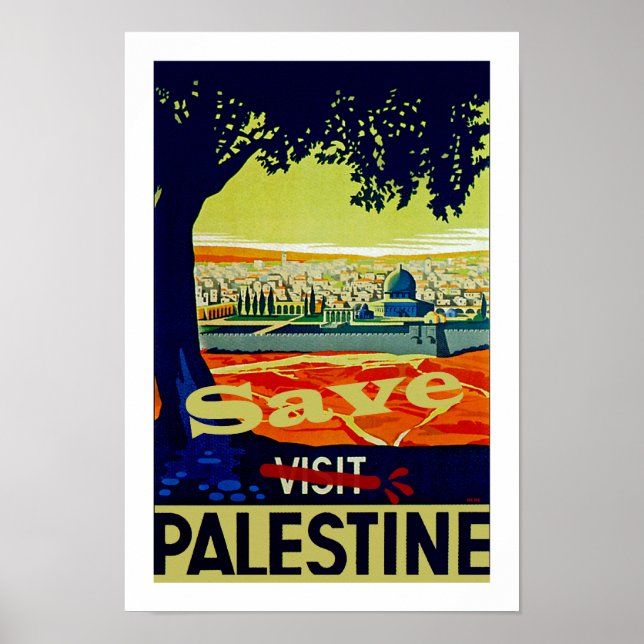 Spara Palestina Poster (Framsidan)