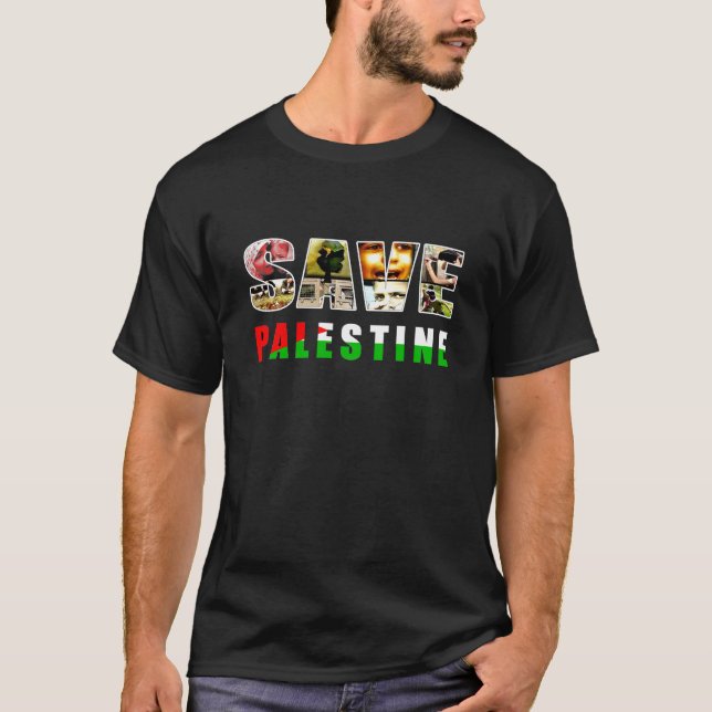 SPARA PALESTINA T-SHIRT (Framsida)