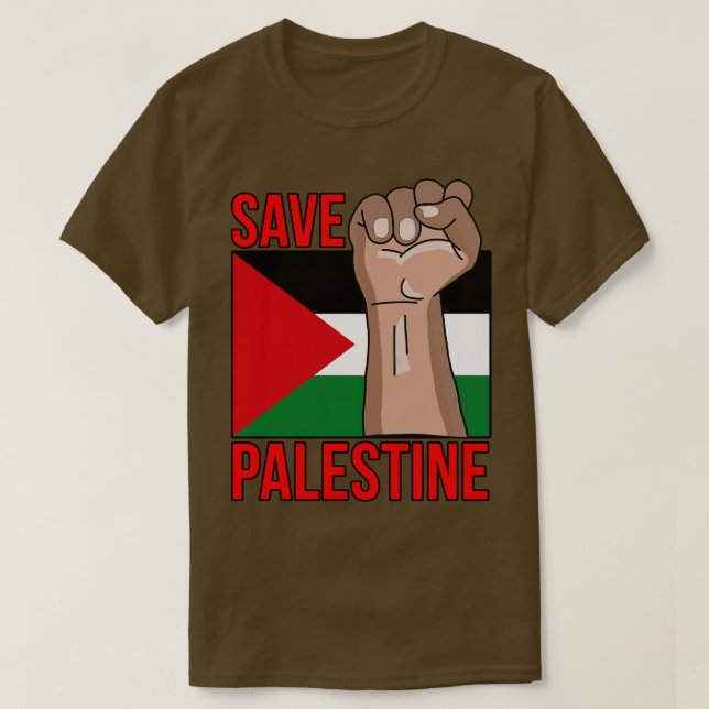 Spara Palestina T Shirt (Design framsida)
