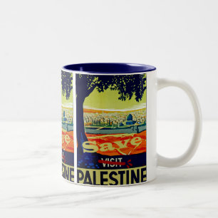 Spara Palestina Två-Tonad Mugg