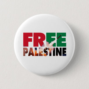 Spara Palestine Pinback-knapp Knapp