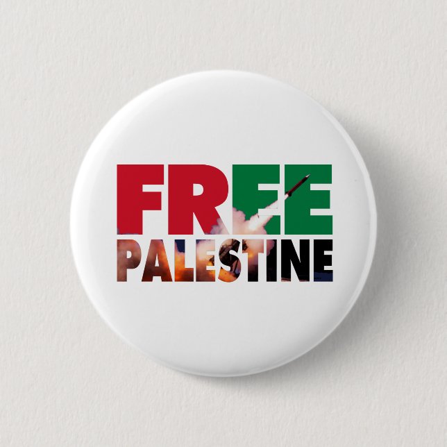 Spara Palestine Pinback-knapp Knapp (Framsida)