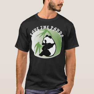 Spara Panda Environmental Postage Frimärke T-shirt
