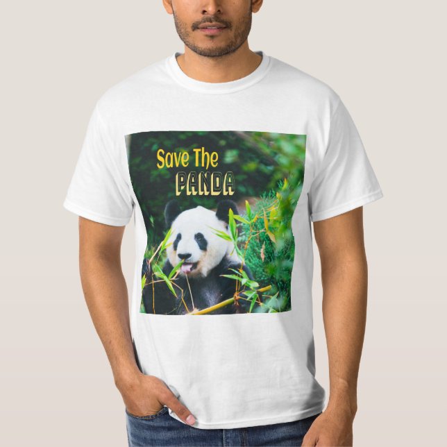 Spara Panda T Shirt (Framsida)
