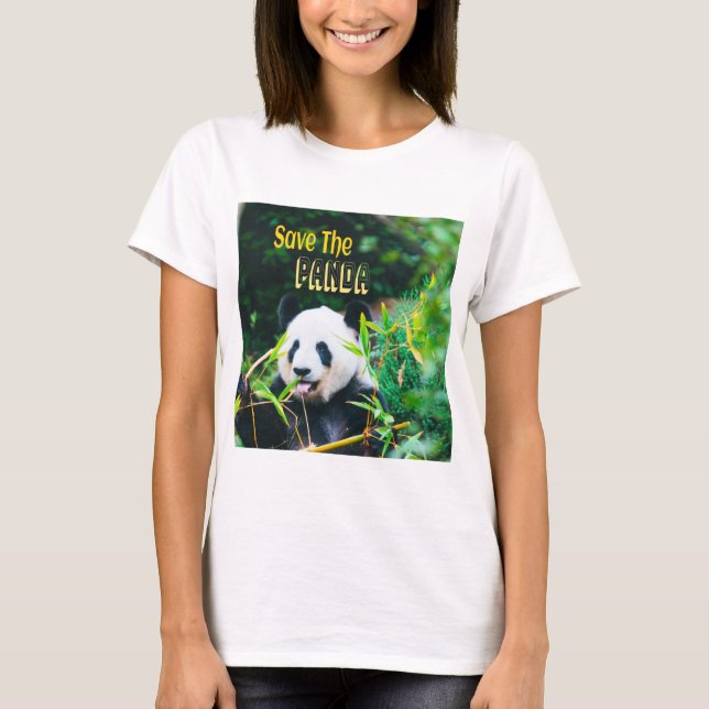 Spara Panda T Shirt (Framsida)