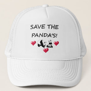 Spara panda'sen! truckerkeps