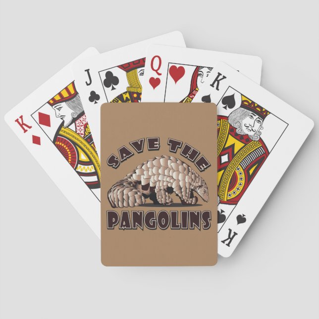 Spara Pangolins Casinokort (Baksidan)