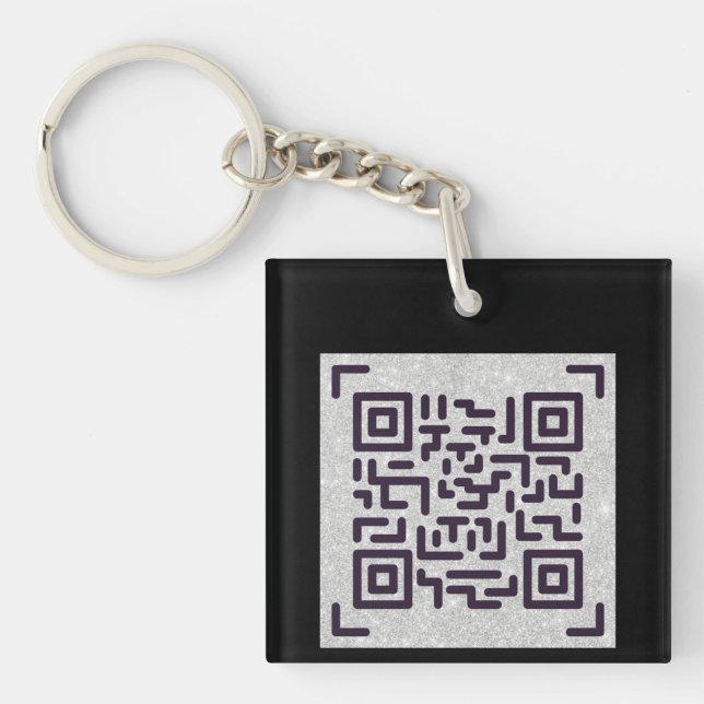Spara Papper med det här QR CODE-Affärskortet Blac (Framsidan)