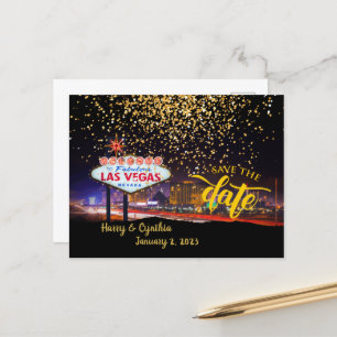Spara Personligen Las Vegas-vykort Vykort