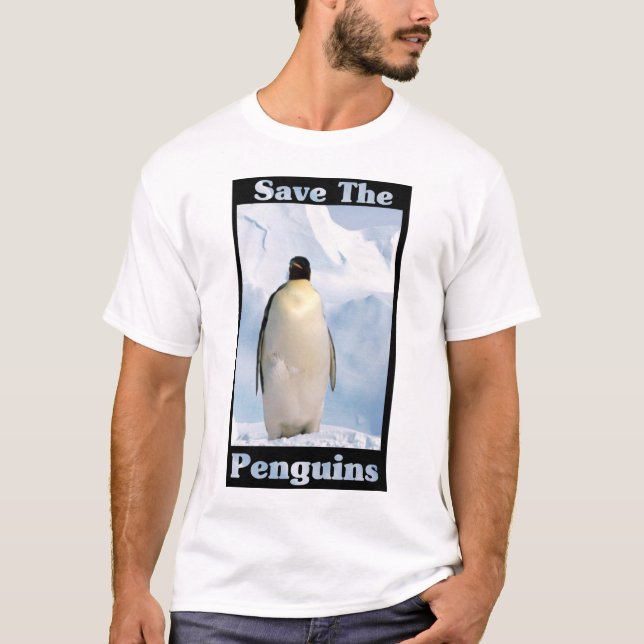 Spara pingvinen t-shirt (Framsida)