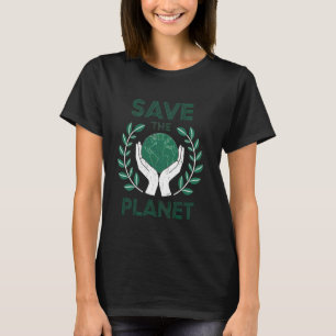 Spara planeten jordens dag 2025 Miljö trädets dag T Shirt