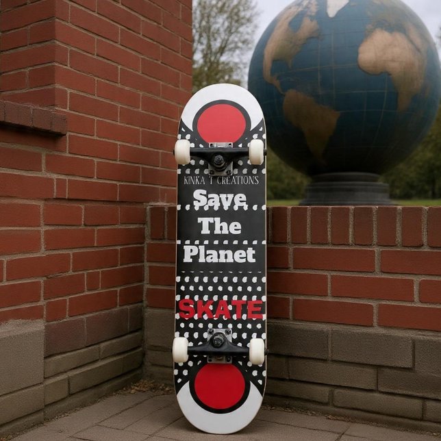 Spara Planeten Skate Skateboard (Skapare uppladdad)