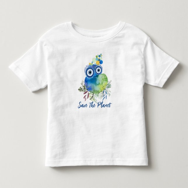 Spara Planeten T-Shirt (Framsida)