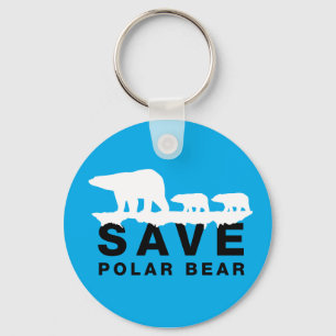 Spara Polar Bear Nyckelring